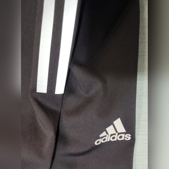 Adidas Aeroready Running Track Pants Black Medium M Excellent Pre-loved - Picture 6 of 9
